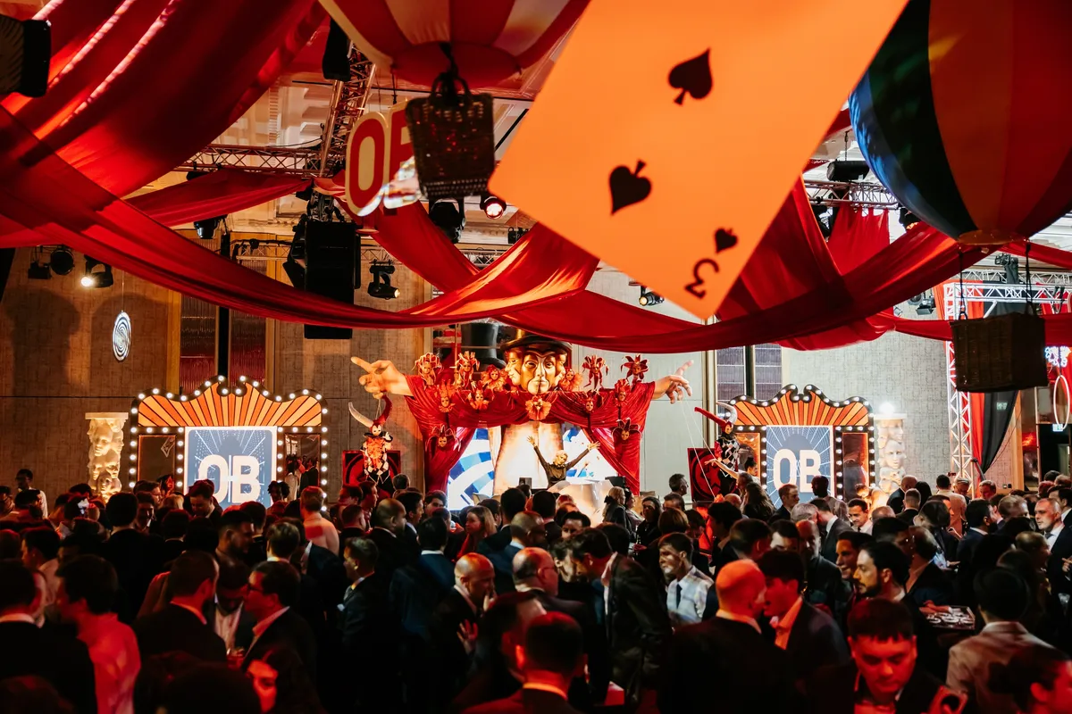 Peninsula Hotel glamorous circus-themed IE Week event 1000 guests