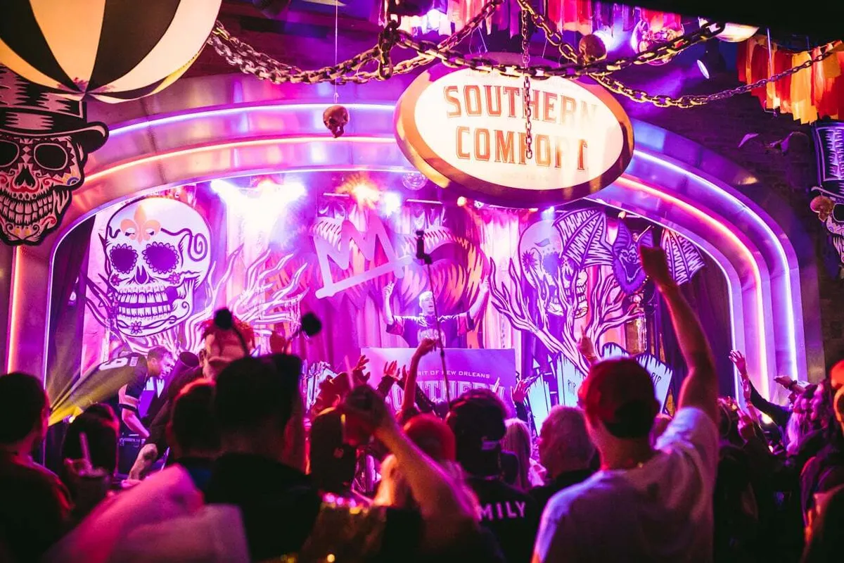 Southern Comfort Halloween event with TSHA and Arielle Free performers