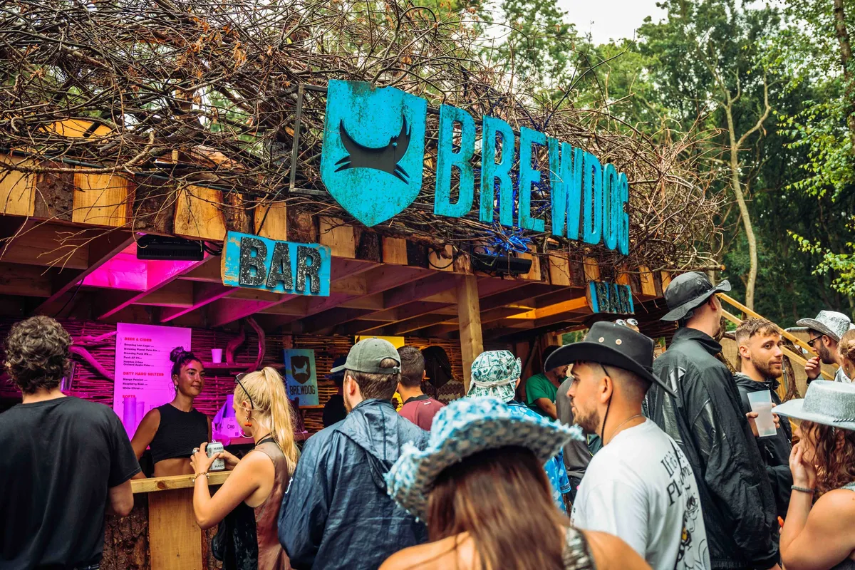 BrewDog sustainable bar venue at El Dorado Festival The Nest arena