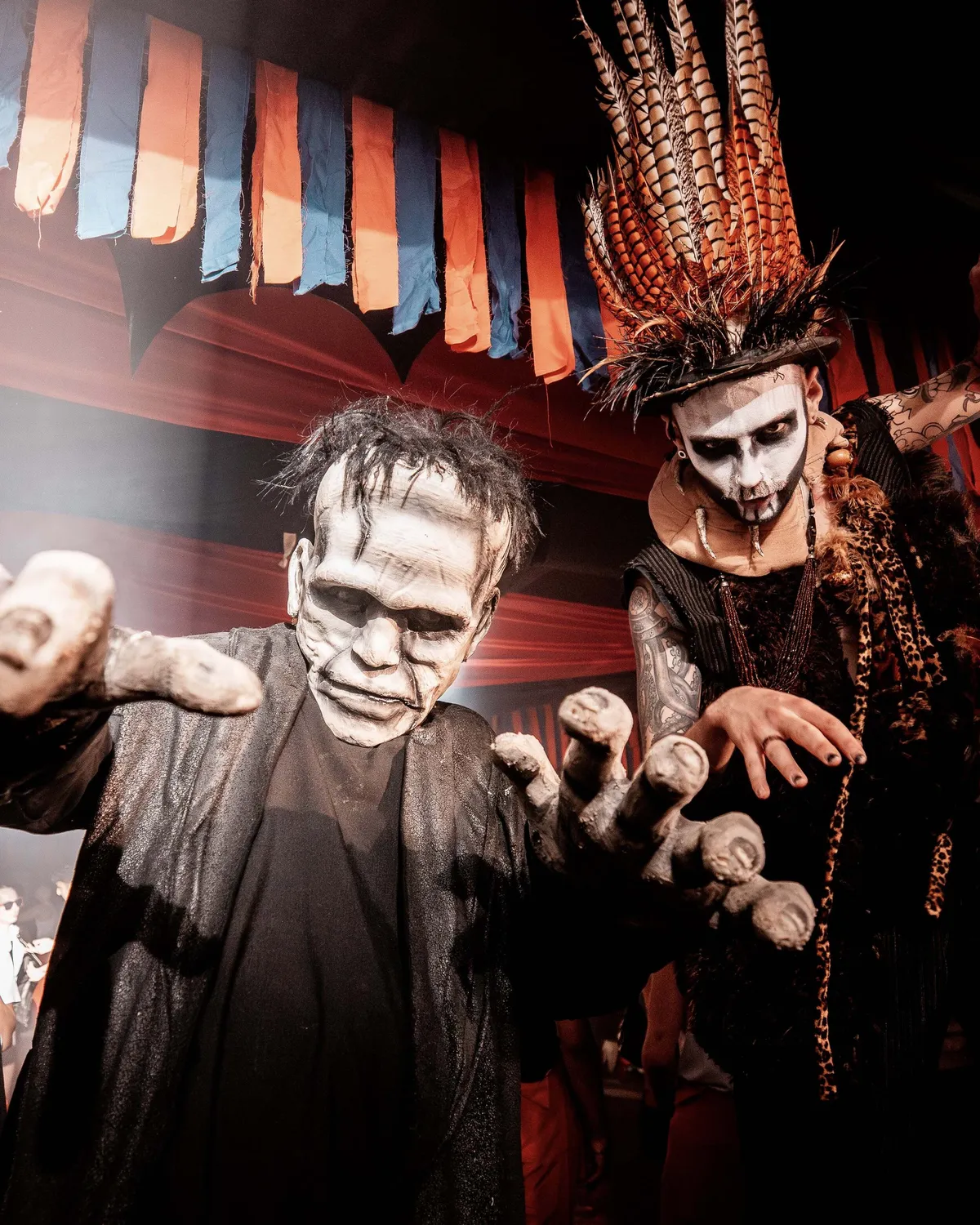 Halloween stage production and lighting design