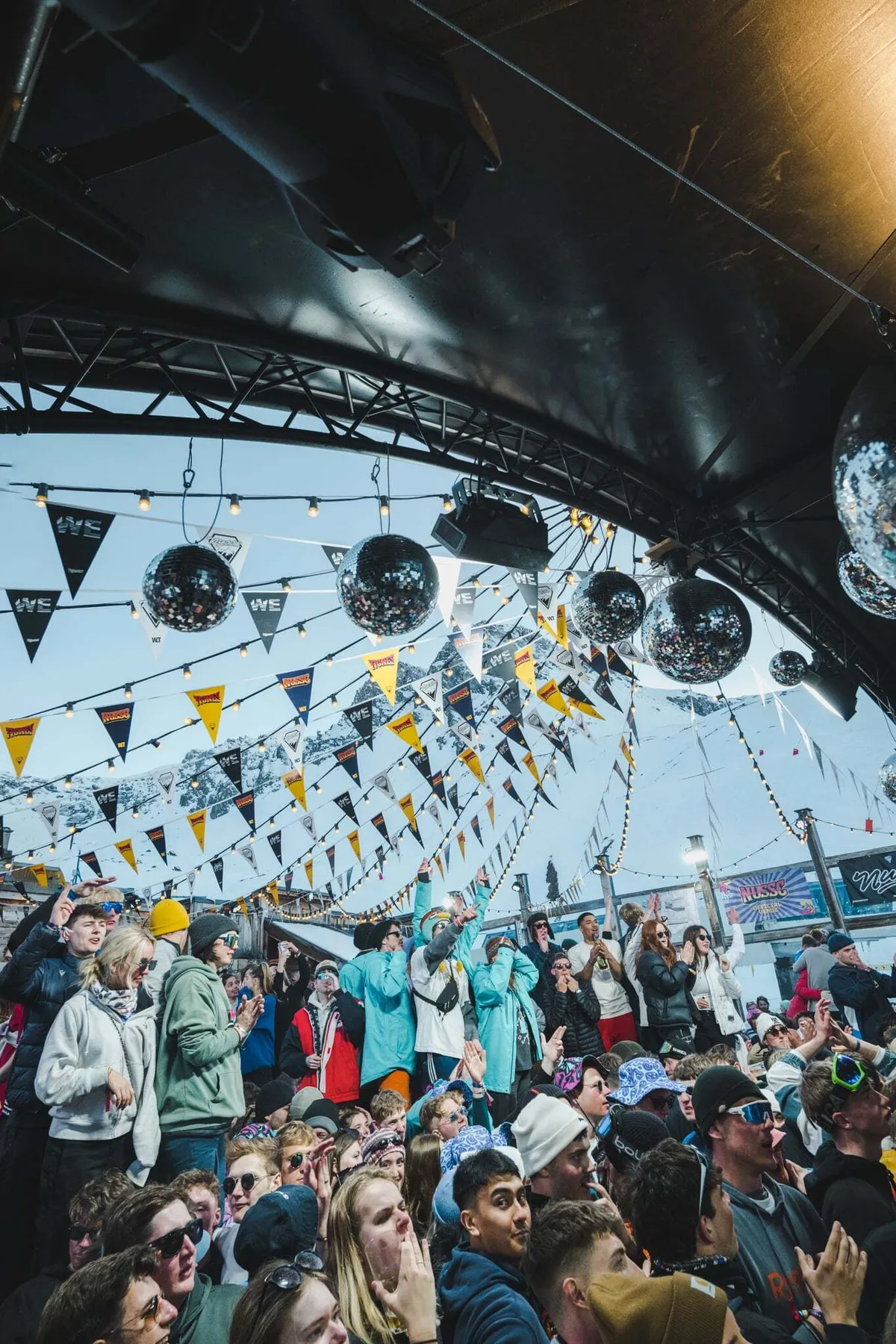Up-and-coming DJ talent at alpine event