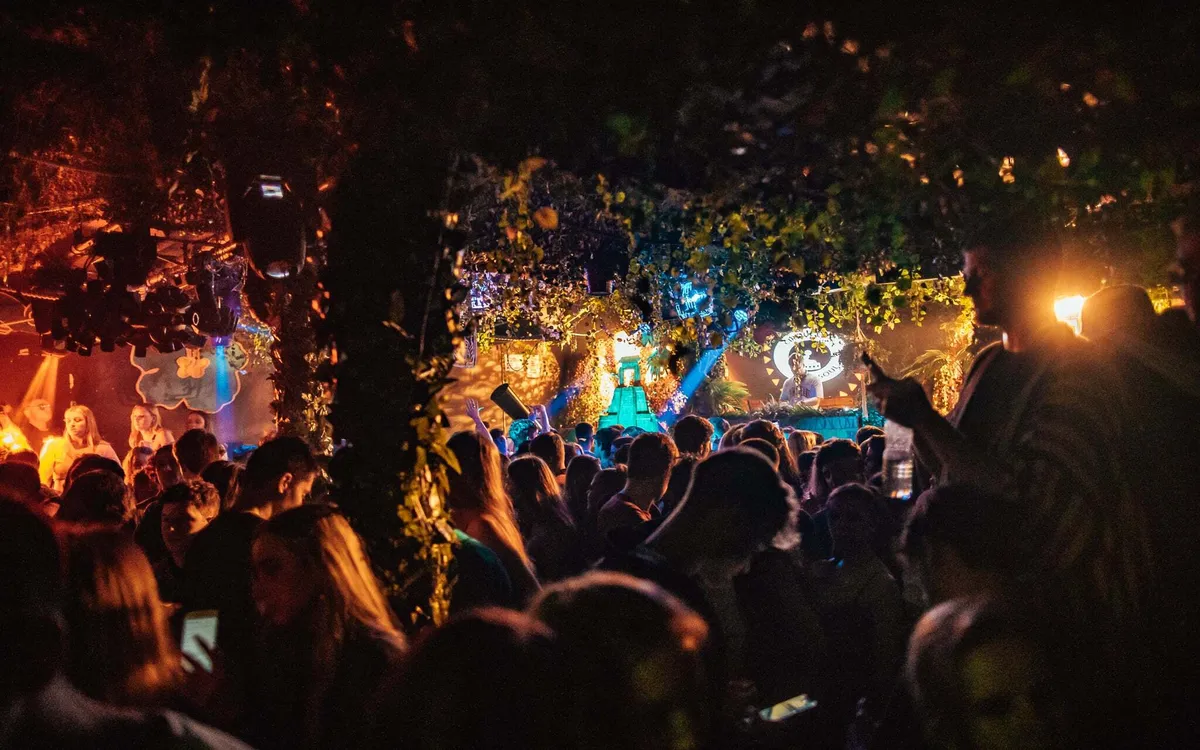 Brand activation or club takeover setup