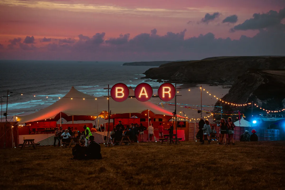 Performer on stage at North Shore Boardmasters venue