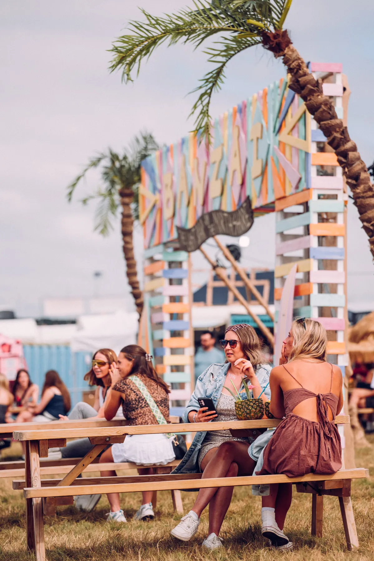 Lighting and visual effects at Boardmasters Festival stage